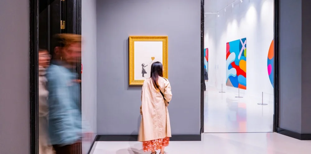 A Rare Banksy and Damien Hirst Collaboration Arrives at Moco Museum London